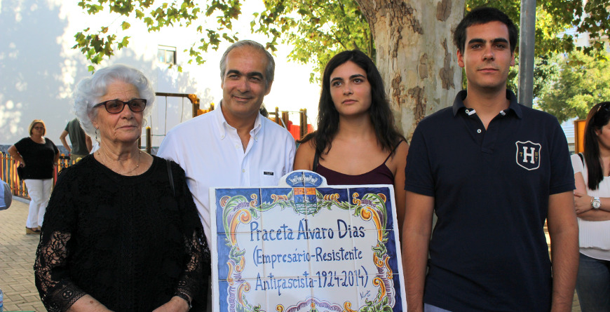Álvaro Dias dá nome a praceta na freguesia