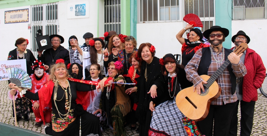 "Herdeiros de São Sebastião" participam em Baile de Carnaval