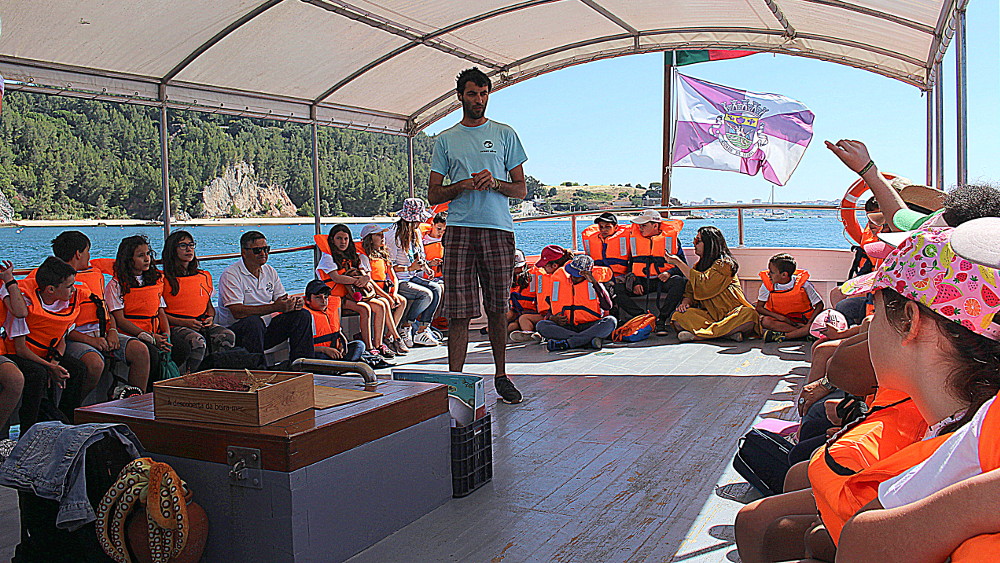 Alunos participam em sessões de educação marinha no Sado