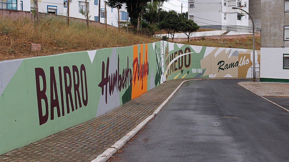 Arte urbana embeleza Rua Ramalho Ortigão